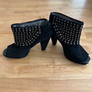 Kenneth Cole studded ankle booties